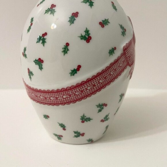 Vintage Himark Holidays Christmas Vase 5.5 Inch Tall Made in Japan - Picture 15 of 16